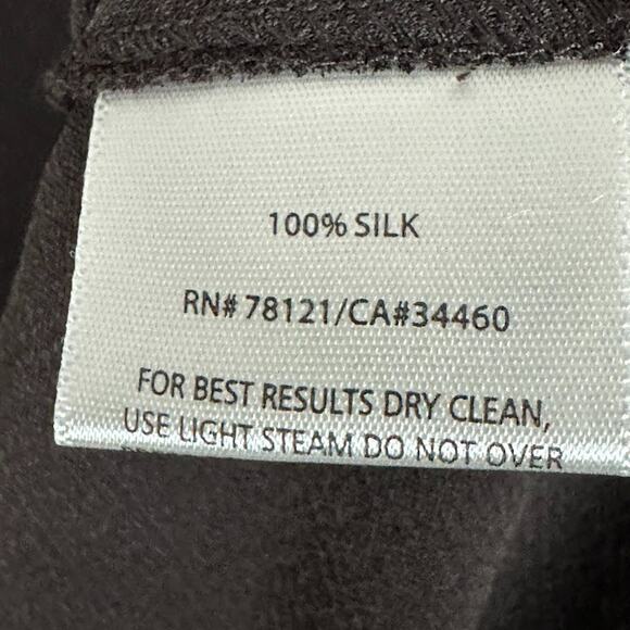 Eileen Fisher Tank Top Womens Medium Brown Silk Quiet Luxury Layering Capsule - Picture 7 of 12